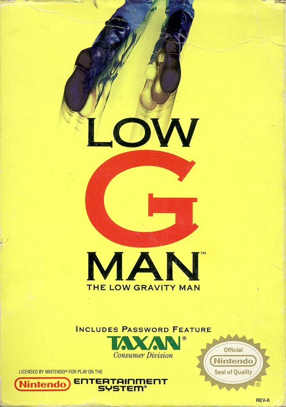 Low G Man box art for NES